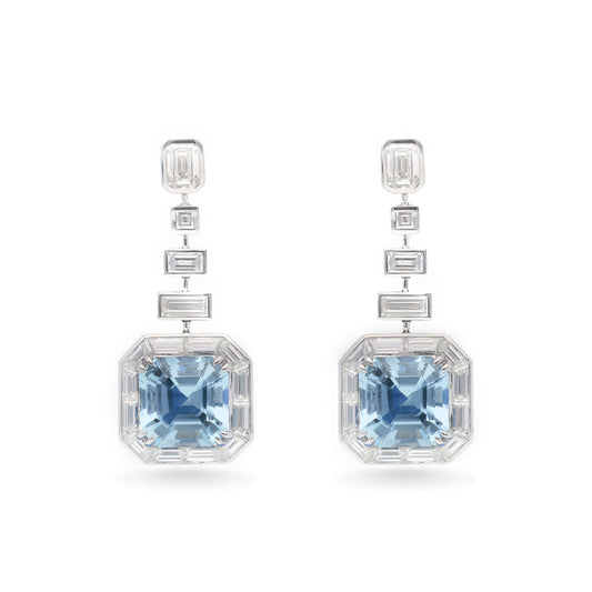 Adrian Aquamarine Earrings