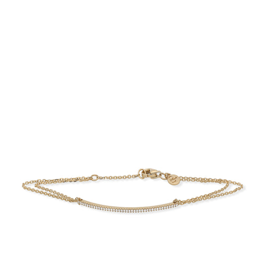 Bridge Double Chain Bracelet