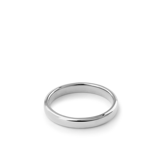 Oliver Heemeyer Legacy wedding band 4,0 mm made of 18k white gold.