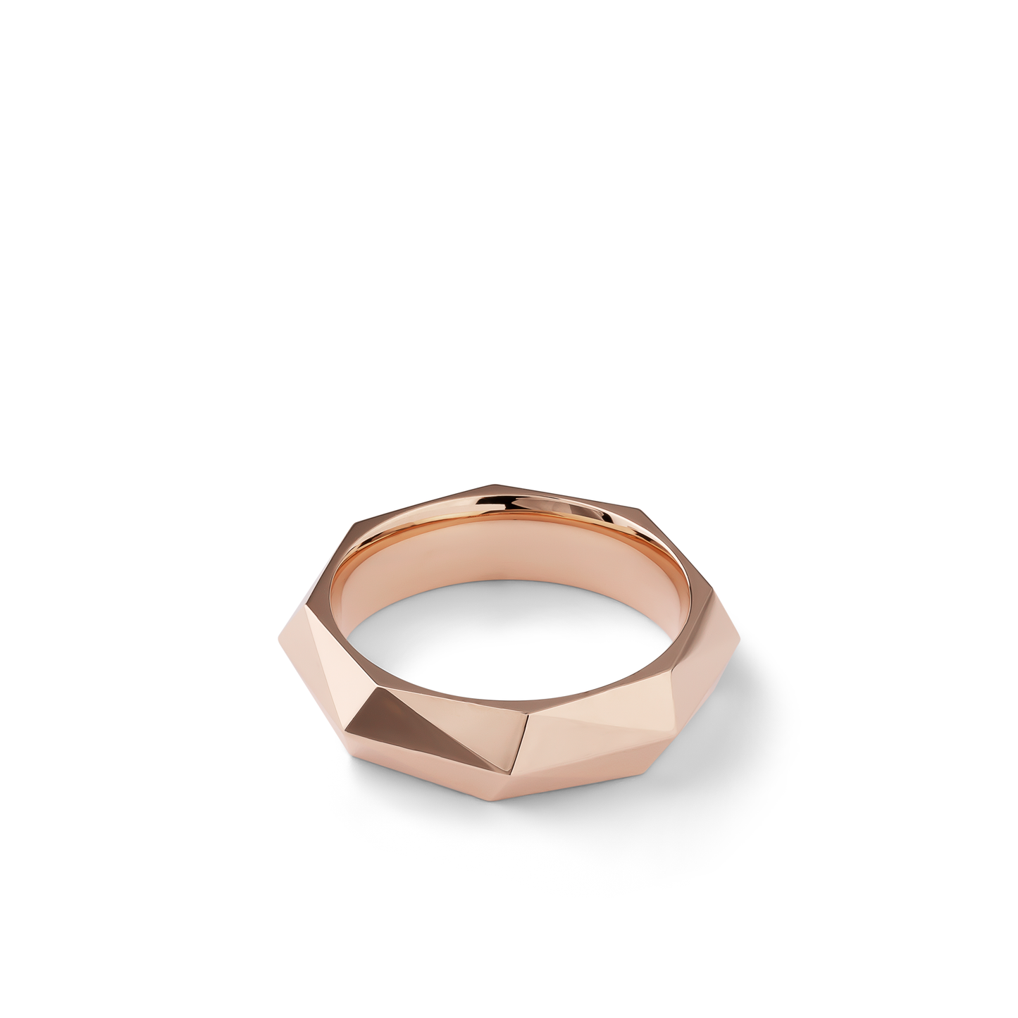 Oliver Heemeyer Rock gold ring made of 18k rose gold.